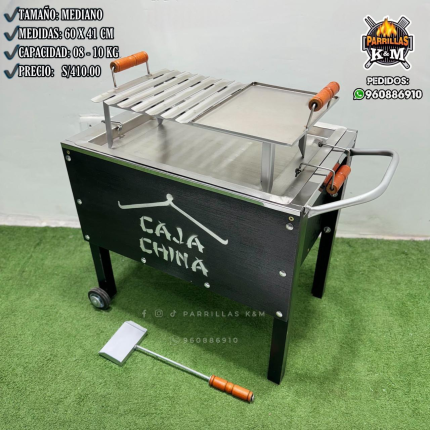 Caja China inoxidable Mediano