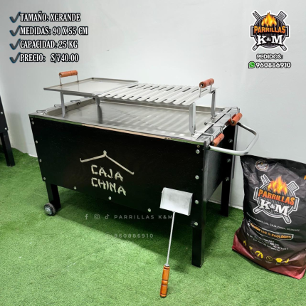 Caja China Inoxidable Grande